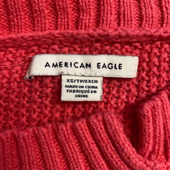 American Eagle Outfitters Knit Long Sleeve Sweater 1/2 Button Down Extra Small - Picture 3 of 15